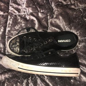 Snakeskin converse